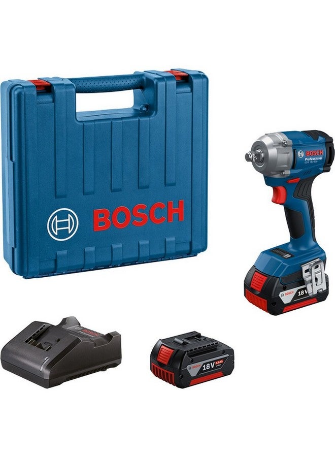 بوش مفتاح ربط صدمي GDS احترافي لاسلكي 18 فولت - 350 ألوان متعددة 21 x 7.3 x 14.1 سم JE0 601 9M5 0L1 - Image 1